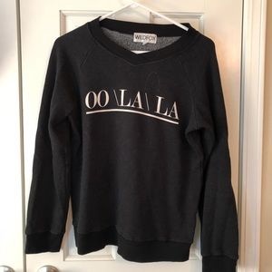 Wildfox XS sweatshirt oh La La